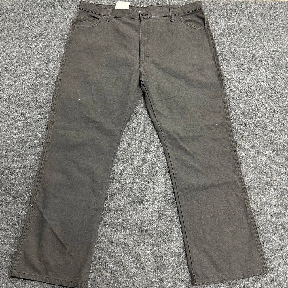 Dickies Carpenter Jeans Mens Size 40x30 Gray Relaxed Fit Cotton Utility New